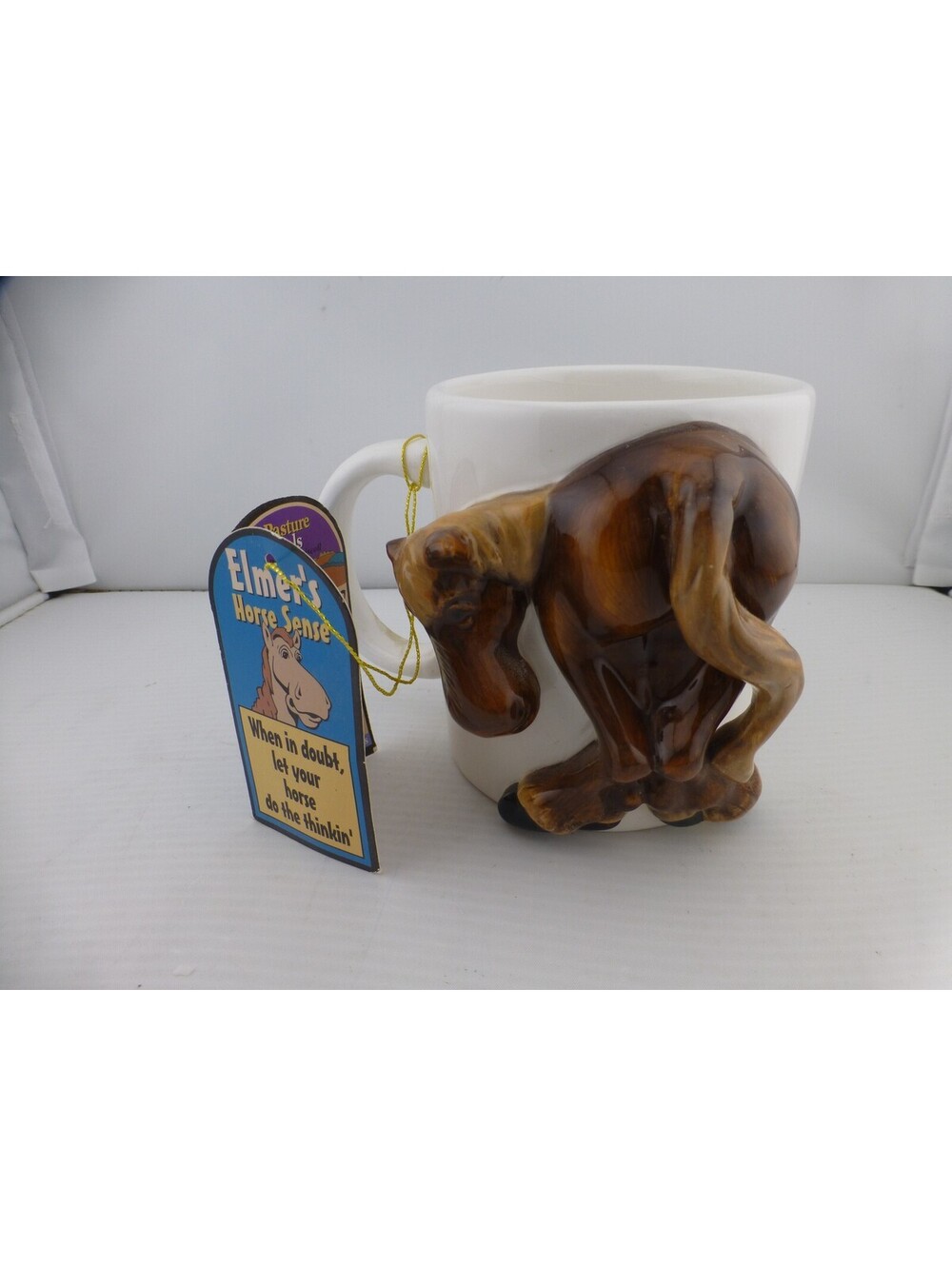 Montana Silversmiths Elmer Pasture Pals Horse Back View Coffee Mug Western H3